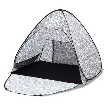 KiU KiU Sunshade Tent Water Repellent UV Protection Sunshade L Calm Paisley Easy to Carry [2024] Pop-up UPF50+ K269-222