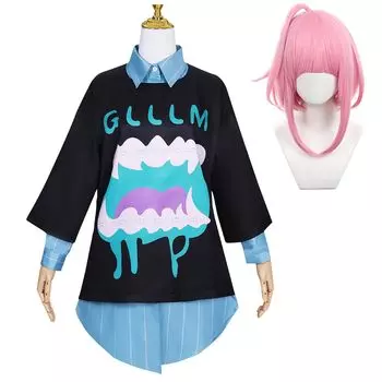 Киуи Ватасэ Косплей с париком Рюгасаки Нокс Медуза Плавает Ночью Косплей Костюм Взрослый Костюм Культурный Фестиваль Событие Костюм Сценическая Одежда Киуи