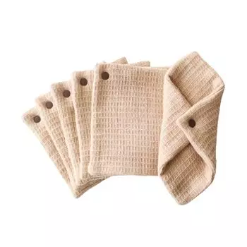 Kiwami Snap Liner размер M 6 шт. Hanafu Kiwami Snap Liner вагинальная простыня тканевая прокладка Сделано в Японии органический хлопок пушистая тканевая салфетка Square коричневый