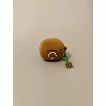 Kiwi Fruit for Huawei Pro4 Bluetooth Freebuds6 Earphone Case Soft Freeclip/4/5i Silicone Pro3/2 Protective Case SE3 Drop-Resistant SE2/4e Female Huawei FreeBuds6 Fun Artificial Kiwi + Brown Hook