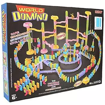 (Кивум) Domino World Marvel 308 деталей, популярная корейская игра