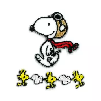 KIYOHARA Arrangement Patch Iron on SN Snoopy 2 pieces RIO-3008