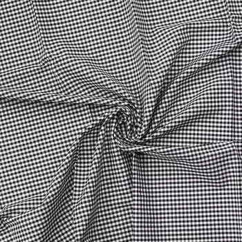 KIYOHARA Fabric Gingham Check Medium Cotton 110cm width x 1m cut col.207 Navy 53000