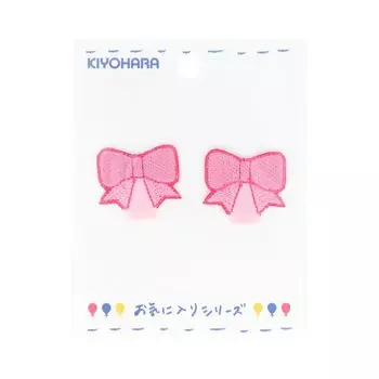 KIYOHARA Favorite Name Tag Patch Ribbon Width 3cm x Height 2 Pieces MOW554 2.6cm