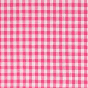 KIYOHARA Gingham Check 6mm Fabric Approx. 110cm Width x 1m Cut Col.PI Pink G1002-1