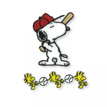 KIYOHARA Iron-on Arrangement Patch Snoopy & Woodstock RIO-3108