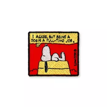 KIYOHARA Iron-on Emblem Patch Snoopy W50mm x H50mm RIO-3110