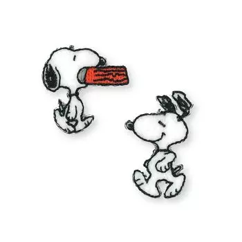 KIYOHARA Мини-нашивка Снупи 2 шт. Термонаклейка RIO-3104