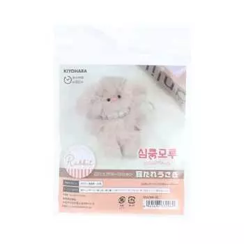 KIYOHARA MUCMK-05 Heart-pounding mall doll kit, rabbit with floppy ears, pink, with recipe