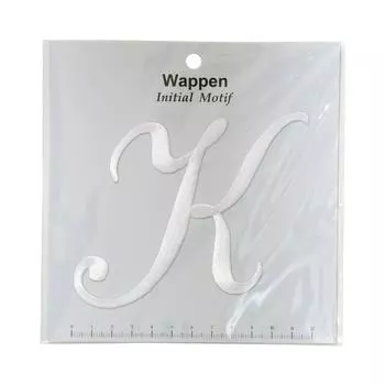 KIYOHARA Начальный мотив нашивка курсивом K Ширина x Высота IMW 10,5 см 9,5 см