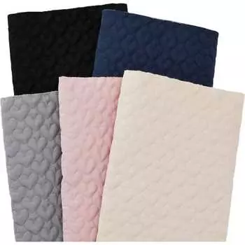 KIYOHARA Neroli Rose Heart Quilt Fabric Approx. 60cm width x 80cm cut Col.OW Off-white Includes recipe for making tote bag NRF-05H