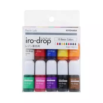 KIYOHARA Resin Lab iro-drop resin colorant набор из 10 цветов базовый цвет RLID10S