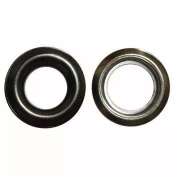 KIYOHARA Sankokko односторонние люверсы 8 комплектов #25 внутренний диаметр 10 мм черный никель SUN11-175