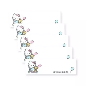KIYOHARA Sanrio Именная этикетка SS Kitty 5 шт. Ш60 мм x В19 мм Термонаклейка RIO-3112