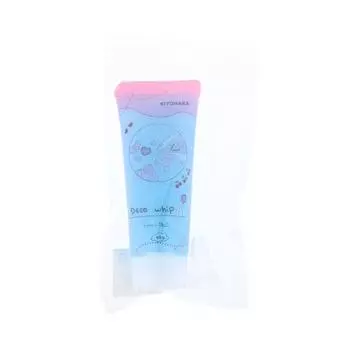 KIYOHARA Sweets Deco Deco Whip Прозрачный венчик для взбивания с блестками 50 г с носиком Ш46 мм x В108 мм x Г28 мм BL Синий DW-06