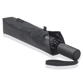 KIZAWA для солнечной и дождливой погоды, автоматический складной водный зонт 5-го класса с ультрафиолетовым светом и полностью складной подарочный мужской зонт для жаркого дня, дни, одно касание чёрный