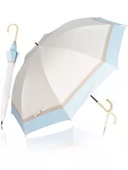 KIZAWA УФ-светильник, длинный, полностью защитный зонт от дождя и воды 5-го класса, подходит как для солнечного, так и для дождливого жаркого дня, ротанговый ребро 55 см, цветной зонт, защита,