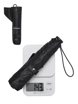 KIZAWA Зонт от солнца и карбоновый карабин 55 см складной УФ-свет Полный уровень света 5 Вода Тепло Защита от обратного ветра Мужской зонт, Дождь, Сверхлегкое волокно,