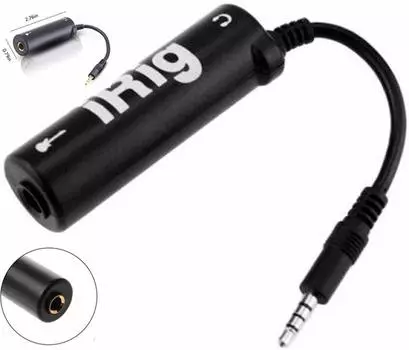 KJLMDM Гитарные эффекты Интерфейс Адаптер Конвертер Ссылка для iPod touch iPhone, iPad,