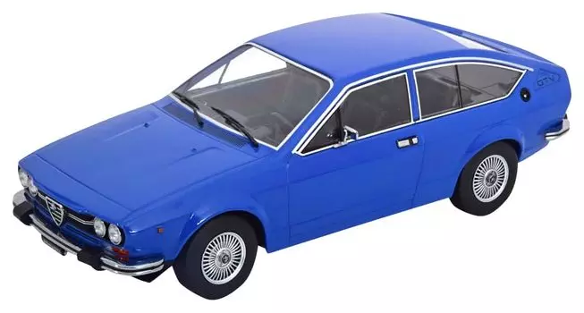 KK scale Alfa Romeo Alfetta GTV 2000 1976 Blue Finished Product 1/18