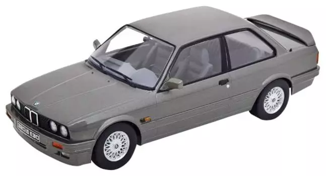 KK scale BMW 320iS E30 Italo M3 1989 серый металлик готовый продукт KKDC180881 1/18