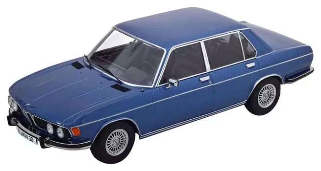 KK scale BMW E3 2 Series 1971 Blue Metallic Готовый продукт 1/18 3.0S