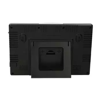 KKmoon Цифровые многофункциональные часы для измерения температуры и влажности в помещении и на открытом воздухе и термогигрометр чёрный