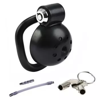 KKSEXY Chastity Belt Click Lock Chastity Body Male Chastity Lock ABS Material Chastity Device with Cock Cage 5 Rings Chastity Cage SM Sex Toy Tube