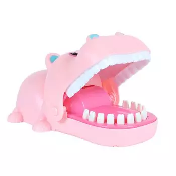 KKYOYRE Itai Crocodile Crisis Game Itai Hippo Русская рулетка Игрушка Лотерея Рот Зубы Кусающий Бегемот Крокодил Крокодил Паника Вечеринка Стандартная игра