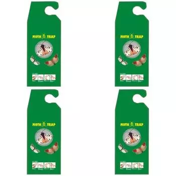 Кладовые ловушки для моли, липкие клеевые ловушки для индийской моли для кухни (Темно-зеленый)