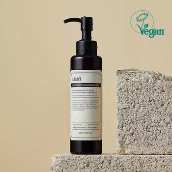 Klairs Gentle Black Deep Cleansing Oil 150 мл (слойка предоставлена), Корея очищение