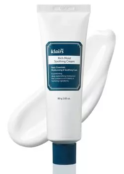 Klairs Rich Moist Soothing Cream 80 мл Корейская косметика Увлажняющий крем Успокаивающий крем Сухая кожа Предотвращение сухости Корейский увлажняющий крем