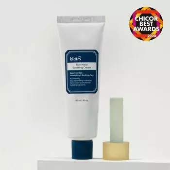 Klairs Rich Moist Soothing Cream 80ml - увлажняющий успокаивающий крем