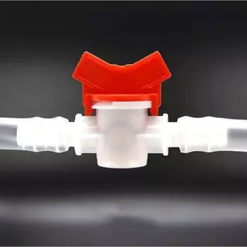 Клапан для аквариумной трубы Клапан регулирования потока Хорошее уплотнение Прямой соединитель Быстрый соединитель Straight connector 9mm