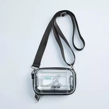 Клапан из ПВХ, прозрачный, унисекс, модная, на молнии, жесткая, наплечная сумка, кошелек, сумка для телефона, уличный стиль, высокое качество, универсальная