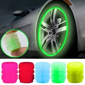 Клапан - крышка Световой клапан - Световой клапан - комплект крышек сердечника Клапан для шин - клапан сердечника - комплект крышек Универсальный клапан для автомобильных шин - крышка One Size розовый