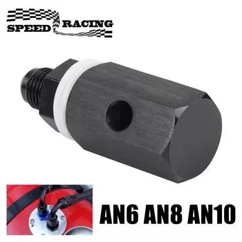Клапан сброса давления для топливного элемента 6AN 8AN 10AN с наружной резьбой, штуцер для шланга, адаптер для топливного элемента, анодированный алюминий
