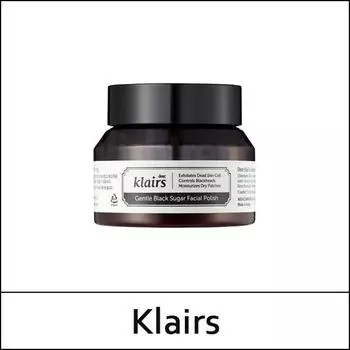 [Клэрс] (бо5) Нежный черный сахарный пилинг для лица 110 мл / скраб для лица