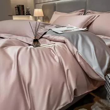 Класс А, 200 ниток, длинный штапельный хлопок, комплект из четырех предметов, простыня из чистого хлопка, пододеяльник, четыре сезона, легкие роскошные постельные принадлежности из Наньтуна A