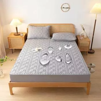 Класс А для матери и ребенка, стеганая водонепроницаемая простыня 160x200, защитный чехол для матраса, без наволочки 90x190x30cm