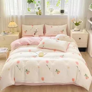 Класс А, стираный пододеяльник Cloud, приятный для кожи, напечатанный пододеяльник, постельное белье для двухместного использования 200x230 180x220 220x240 150x200 150x200cm 1pcs