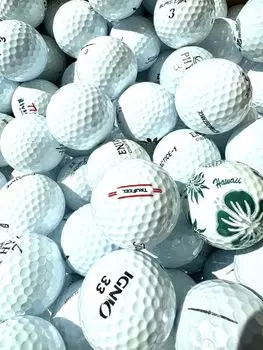 Класс Тщательно Отобранные Предметы Гольф Потерянный Мяч Потерянный Мяч Белый Разноцветный Набор из 30 Мячей Для Гольфа [A 30P] (белый) белый