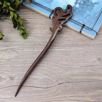 Классическая эбеновая шпилька, деревянная шпилька, шпилька, старинный костюм, старинный ханьфу, женское простое и универсальное украшение для волос в виде пучка