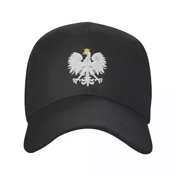 Классическая бейсболка Polska Polish Eagle для женщин, унисекс, регулируемая на заказ для взрослых, польский герб, шляпа для папы, летние кепки Snapback Adjustable Cap