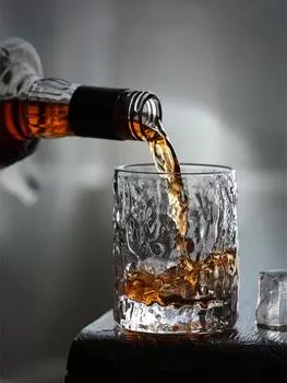 Классическая чашка для виски, Япония, Aderia Design, очки для виски First Snow, старомодные, толстые, с тяжелой основой, EDO, хрустальная пивная кружка Glacier 1 x Snow Glass 240ml