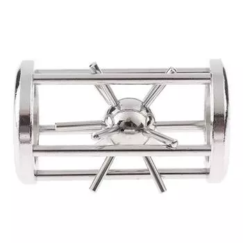 Классическая головоломка Высокий Iq Клетка Звезда Зуб Металлическая головоломка Магия Озадачивающие головоломки Игра Игрушки Для Детей Взрослых