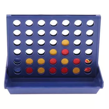 Классическая игра Connect 4 для 2 игроков; Игра «Соедини 4 сетки и получи 4 в ряд» для детей от 6 лет и старше Игры на заднем дворе one size
