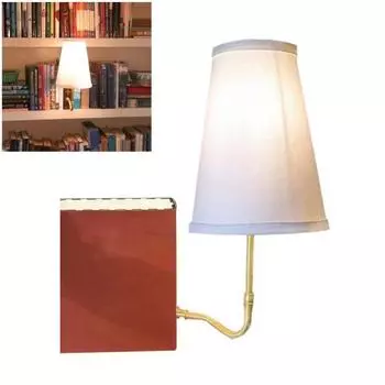 Классическая литературная лампа с мягким свечением и отсутствием мерцания, винтажная настольная лампа в книжном дизайне, уникальная декоративная лампа