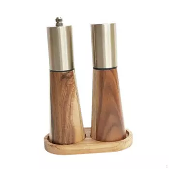 Классическая мельница для соли и перца Домашняя кухня Without Tray