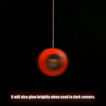 Классическая мини светодиодная мигающая игрушка йо-йо мяч детская развлекательная игра для мозга 1PC